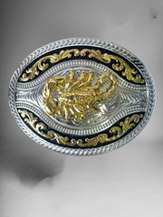 Scorpion western cowboy Style belt Buckle Hebilla Vaquera Con Alacran