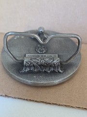 1977 Vintage COLUMBUS OHIO CHIPPERS Woodcarving Woodworkers Club Belt Buckle