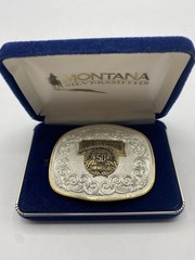 NASCAR 50th Anniversary Belt Buckle Montana Silversmiths