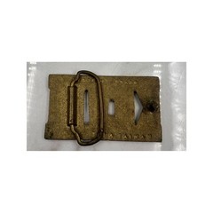 Vintage Western Brass Kevin Name Belt Buckle Solid Brass Personalized Gold Tone
