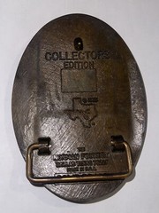 NRA LIFE MEMBER 1985 COLLECTORS EDIT. SOLID BRASS BELT BUCKLE THE NORMAN FOUNDRY