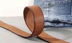 Vintage Luxury Handmade Leather Copper Buckle Man&rsquo;s Belt Cinturon Gotico Cowhide
