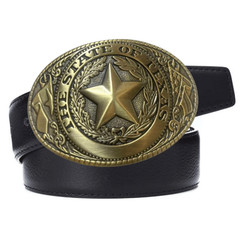 Western Rodeo TEXAS Cowboy Lone Star Belt Buckle Antic Brass Hebillas Vaqueras