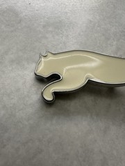 Genuine Official Puma Cat Metal And Enamel Belt Buckle Emblem Badge