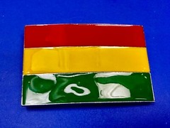 Reggae Flag Rasta Bob Marley Rastafarian Country Culture Patriotic Belt Buckle