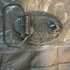 NRA ILA Oval Silver Metal Western Belt Buckle Logo Fits 1.5&Prime; Belt USA