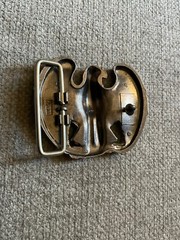 Perched Eagle Belt Buckle Vintage 1980s AVON Patriotic Western See Pics