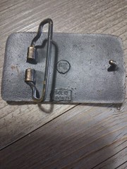 INGERSOLL RAND BELT BUCKLE CONSTRUCTION EQUIPMENT APC SOLID BRONZE ROLLER PAVER.
