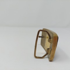 VTG Shambu Solid Brass Handmade Leather Belt Buckle