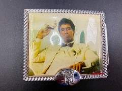 Scarface Movie Al Pacino Tony Montana Cigar Photo Universal Studios Belt Buckle