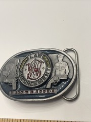 Smith and Wesson Law Enforcement Vintage Belt Buckle 1991 Bergamot H-300 USA