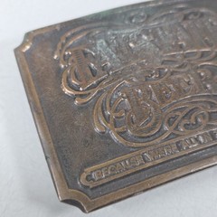Vintage Falstaff Beer Bronze Belt Buckle Because We&rsquo;re All In This Together
