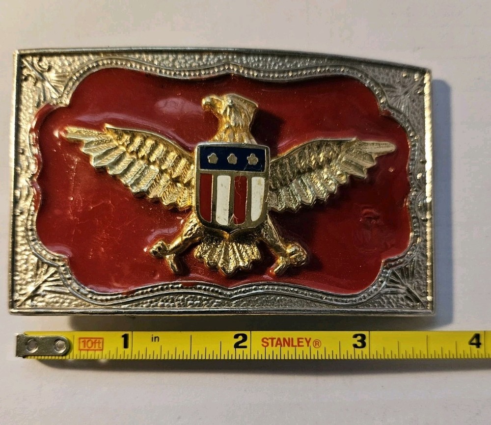 Classic American EAGLE Full Metal BELT BUCKLE COUNTRY Western Style