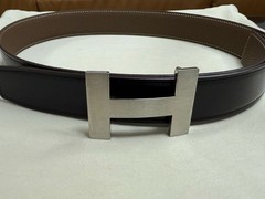 38mm Buckle Replacement Belt Buckle Brushed H Quizz with Pouch