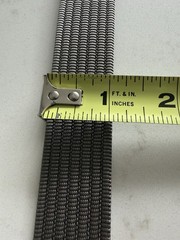 Grip6 Black Buckle w/ Gray 1” Wide Tactical Nylon Belt – 38&Prime; Long