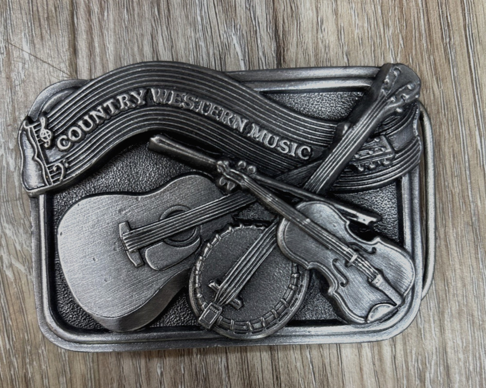 Vintage Country Music buckle for belt unisex men women western outdoors
