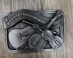 Vintage Country Music buckle for belt unisex men women western outdoors