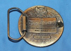 Vintage Mac Tools Limited Edition Belt Buckle