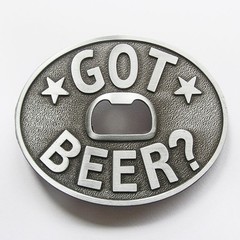 NEW SILVER STARS BOTTLE OPENER GOT BEER BELT BUCKLE