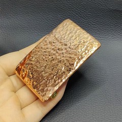Casting Brass Copper Belt Buckle, Personalized Hammer Printed Men Buckle,gift