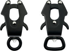 2 Pcs Dog Leash Buckle Aluminum Alloy Heavy Duty Quick Release Locking Frog Clip