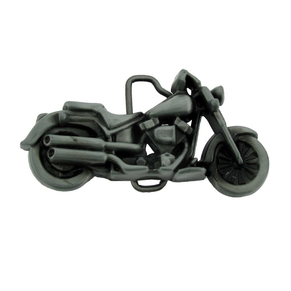Motor Bike Motorcycle Grey Metal Finished Belt Buckle New Men Women Biker Bikes