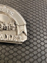 1989 Vintage Budweiser Beer Clydesdales Anhauser Collectible Belt Buckle