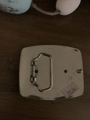 Silver Color Guyana Belt Buckle