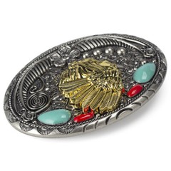 Skull belt buckle for men&rsquo;s Western cowboy motorcycle riding