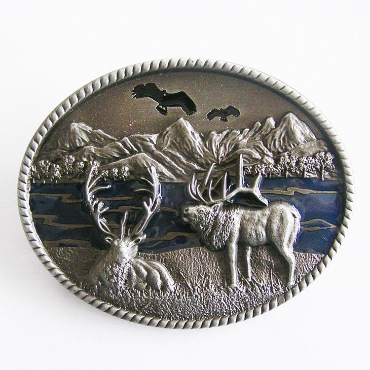 BRAND NEW DEER WILD LIFE BUCK RIVER ANIMALS BELT BUCKLE