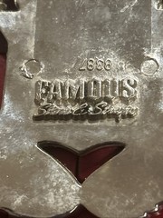 Cadillac Logo Belt Buckle Famous Stars and Straps Chrome Excellent Condition
