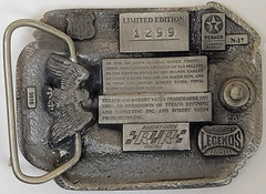 NASCAR Belt Buckle – Ernie Irvan – Texaco – Havoline