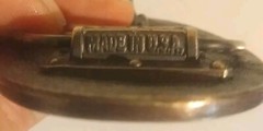 Vintage 1987 Bass Anglers Sportsman Society Twentieth Anniversary Belt Buckle