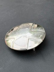 Robert Lee Morris Studio 925 Sterling Silver Cross Design Belt Buckle