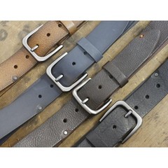 Rectangular 4cm Pin Buckle Jet Hematite for 35-40mm Interchangeable Belts