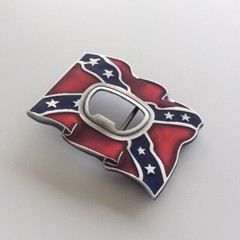 Vintage Style Red Enamel Bottle Opener Belt Buckle also Stock in US