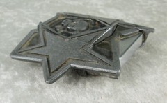 Skull Stars Belt Buckle Lighter Holder Bottle Opener Heavymetalbuckles