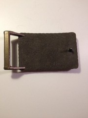 Beautiful Brass Belt Buckle With Eagle On Front * Mountain And Nice Border
