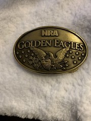 NRA Golden Eagles Limited Edition Belt Buckle