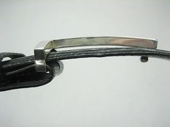 STERLING SILVER 925 SOLID T-BONE BUCKLE.W/ GENUINE LIZARD 1.3&Prime;8 BELT MADE IN USA