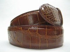 Sterling 925 buckle 1.5&Prime; Genuine Alligator belt sizes 32 to 44 SHANTPETER U.S.A.
