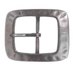 1 1/2&Prime; (39 mm) Nickel Free Center Bar Single Prong Rectangular Belt Buckle