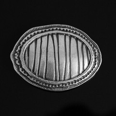 Crayfish reptile belt buckle silver buckle removable clasp