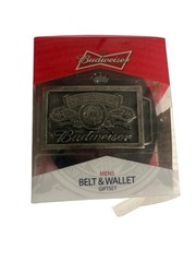 New Budweiser Beer Logo Belt Buckle Advertising Belt