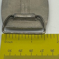 Vintage Lawrence Brand Shot of Champions Shotgun Shell Belt Buckle