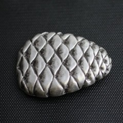 Pine Cone Belt Buckle – Rustic Natural Metal Belt Buckle