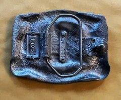 VOLUNTEER FIREFIGHTER BELT BUCKLE NEW APPROXIMATELY 3&Prime; X 2 3/8&Prime;