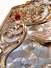 Western Belt Buckle, Longhorn Design