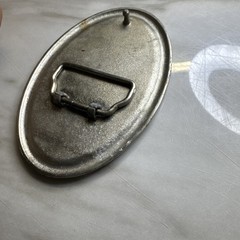 Pimp Belt Buckle Black & Sliver