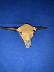 Vintage 1980 Great American Buckle Co Steer Skull Numbered Limited Edition #496